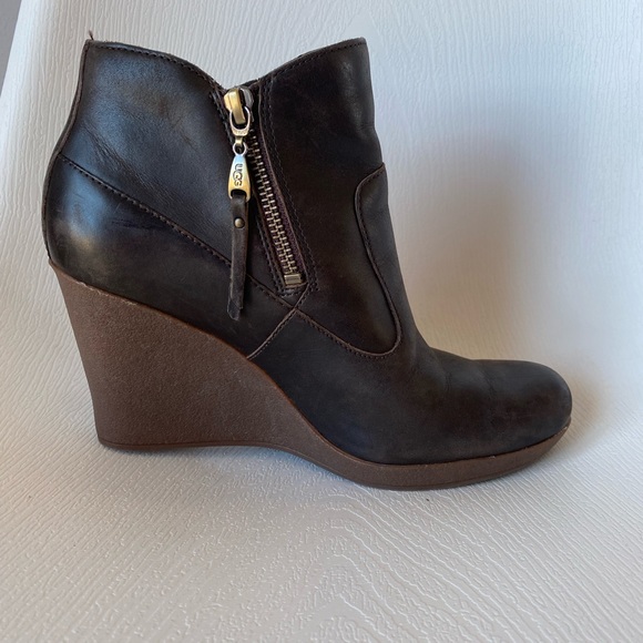 UGG Brown Meredith Boot 8 - Picture 8 of 8